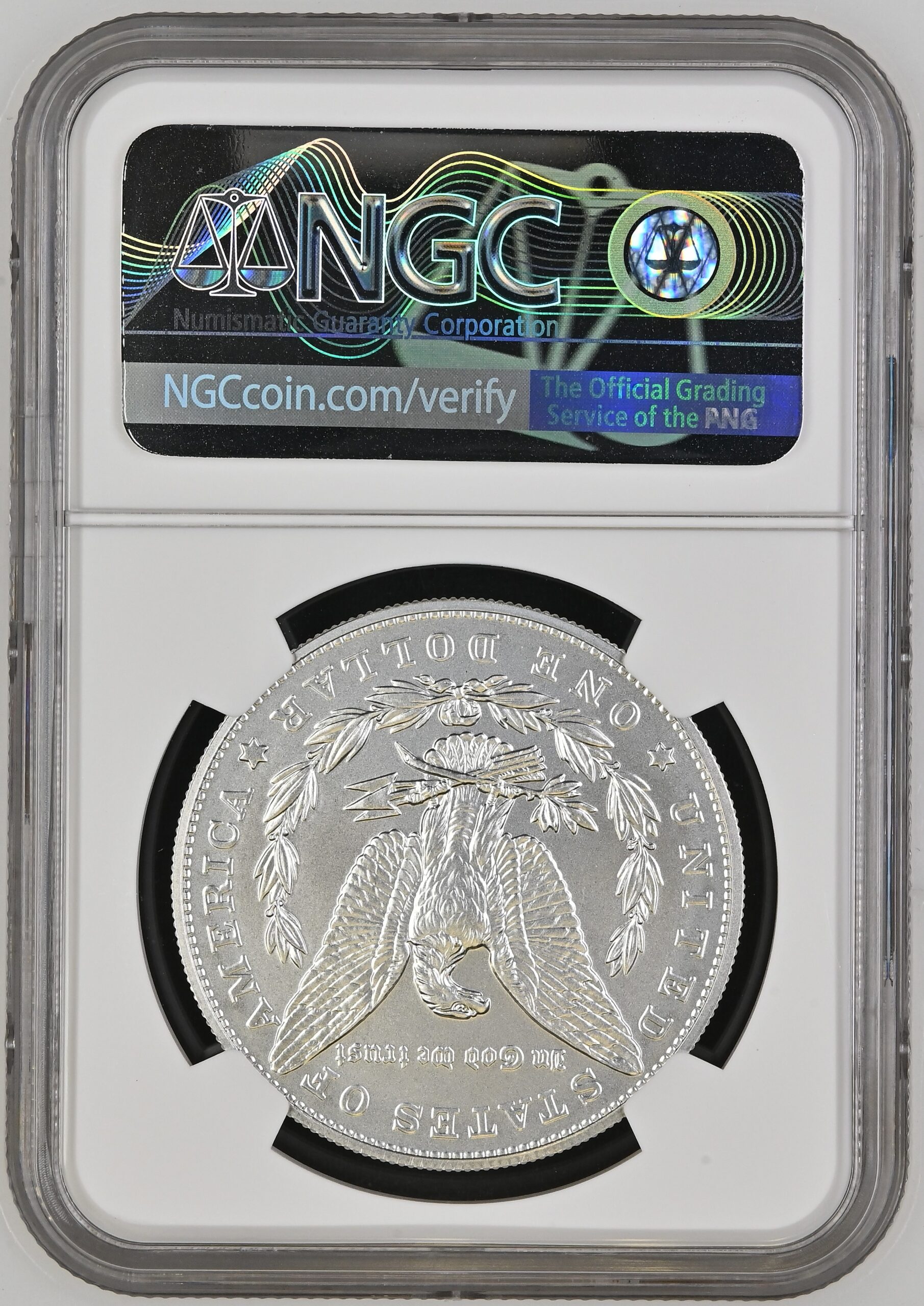 2023 $1 Morgan Silver Dollar. NGC Mint State 69. - Image 2